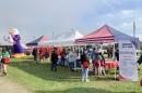 Crowd at outdoor career expo